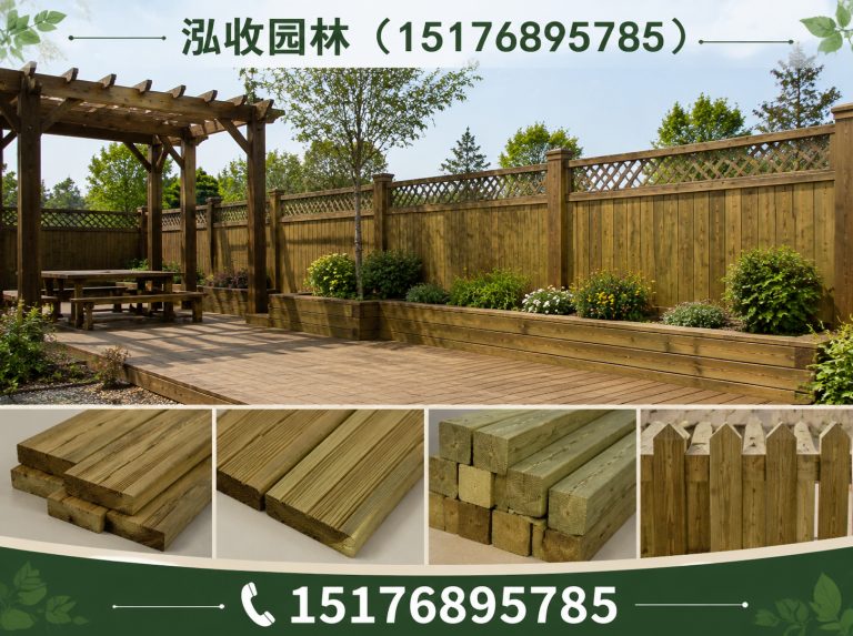 白沙防腐木凉亭展示图